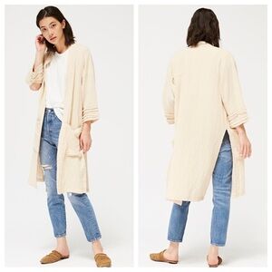 Lacausa Sunny Cotton Cardigan kimono Duster 13600
